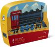 Product Image. Title: Trains Shaped Box 36 Piece Floor Puzzle