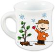 Product Image. Title: Peanuts Snoopy/Charlie Brown 12oz Flute Mug