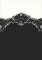 George Stanley Black Laser-Cut Lace Pocket Imprintable Invitation Set of 8