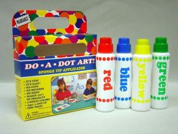DO-A-DOT ART DAD201 DO-A-DOT MARKERS 4 ASST