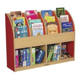 Early Childhood Resource ELR-0720-RD Large Colorful Essentials Single Sided Book Stand - Red