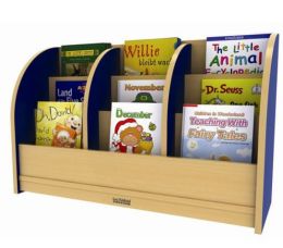Early Childhood Resource ELR-0721-BL Toddler Single-Sided Book Stand - Blue