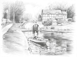 Sketching By Number Kit 11-1/2