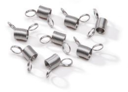 Mini Bead Stopper 8/Pkg-Metal