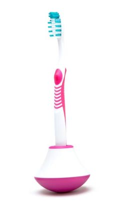 Quirky Bobble Brush Toothbrush Stand - Pink