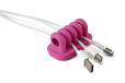 Product Image. Title: Quirky Cordies Cable and Cord Management System - Pink