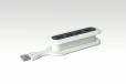 Product Image. Title: Quirky Contort Bendable USB Hub and Cord Manager - Charcoal/White