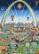 ST. LOUIS MEETS THE MISSISSIPPI FAZZINO 1000 Piece PUZZLE