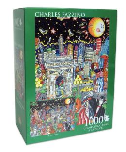 Charles Fazzino Ghosts, Good Times, & Gridlock 1000 Piece Puzzle