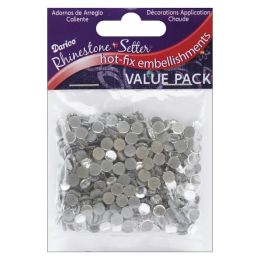 Rhinestone Setter Hot-Fix Embellishments 5mm 400/Pkg-Crystal Glass Stone