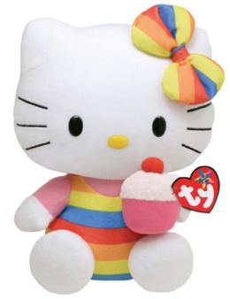 Ty Beanie Babies 13 Inch Plush - Hello Kitty Cupcake