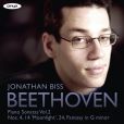 CD Cover Image. Title: Beethoven: Piano Sonatas, Vol. 2, Artist: Jonathan Biss