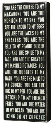 You Are Box Sign 6 x 15