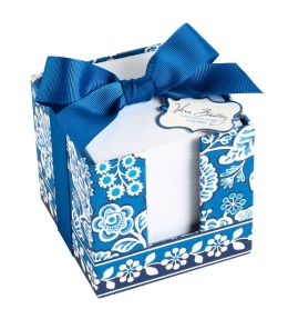 Vera Bradley Blue Lagoon Note Cube (3.75x3.5x3.75)