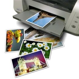 BasAcc - Glossy Photo Paper 4x6 for Inkjet Printers - Epson, HP, Canon, Lexmark (20 Sheets)
