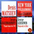 CD Cover Image. Title: Rachmaninoff: Piano Concerto No. 2; Gershwin: Rhapsody in Blue, Artist: Denis Matsuev