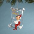 Product Image. Title: Elf on the Shelf Ornament 3'' Elf with book on Acrylic Scroll
