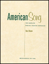 American Song: The Complete Musical Theatre Companion 1900-1994