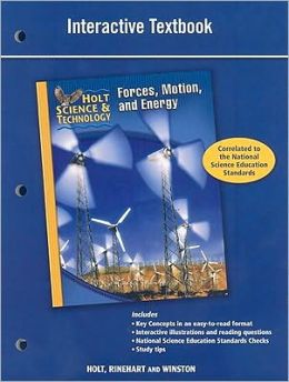 Holt Science & Technology: Interactive Textbook M: Forces, Motion, And ...