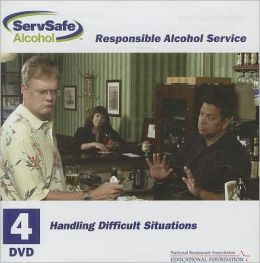 DVD 4: Handling Difficult Situations for ServSafe Alcohol: Fundamentals of Responsible Alcohol Service with Answer Sheet