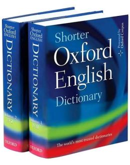 Shorter Oxford English Dictionary: Sixth Edition by Oxford ...
