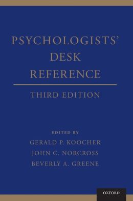 Psychologists' Desk Reference