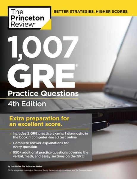 1,007 GRE Practice Questions, 4th Edition