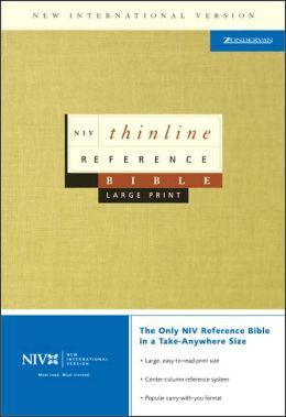 NIV Thinline Reference Large Print Bible (New International Version) Zondervan