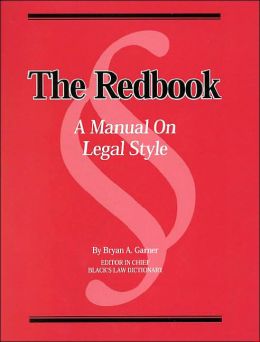 Redbook Manual of Legal Style