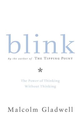 Blink: The Power of Thinking without Thinking