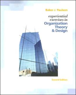 Organizational Theory And Design