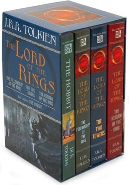 THE LORD OF THE RINGS: Book (1) One: The Fellowship of the Ring Book (2) Two: The Two Towers Book (3) Three: The Return of the King with THE HOBBIT J. R. R. Tolkien