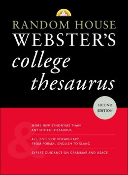Random House Webster's College Thesaurus Random House