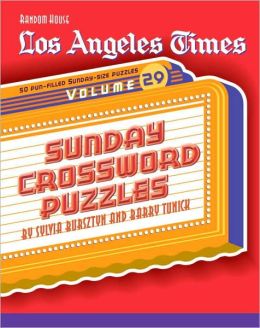 Times Crossword Puzzles on Barnes   Noble   Los Angeles Times Sunday Crossword Puzzles  Volume 29