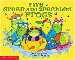 Five Green And Speckled Frogs