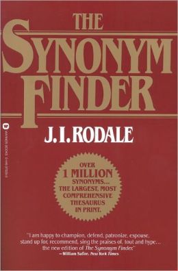 Synonym Finder J. I. Rodale