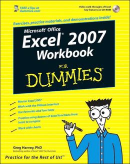 Excel 2007 Workbook For Dummies Greg Harvey