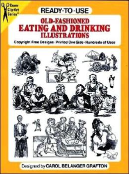 Old-Fashioned Eating and Drinking Illustrations