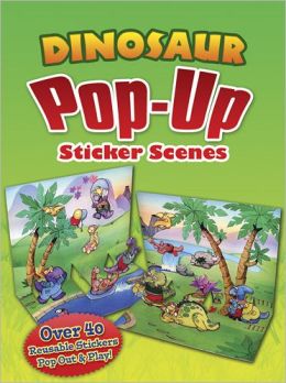 Dinosaur Pop-Up Sticker Scenes