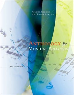 Anthology for Musical Analysis Charles Burkhart