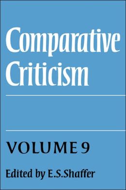 Comparative Criticism, Volume 9: Cultural Perceptions and Literary Values