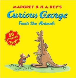 Curious George Feeds the Animals (8x8 with stickers) H. A. Rey