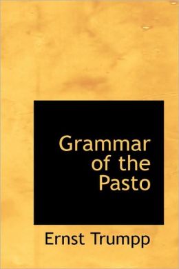 Grammar Of The Pasto