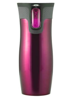 16oz Stainless Steel West Loop Berry Travel Mug