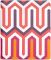 Jonathan Adler Chevron Cover in Pink