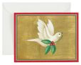 Product Image. Title: Dove With Holly Christmas Boxed Card