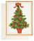 Tree With Red Ornaments Christmas Boxed Card