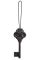Jonathan Adler Key Charm in Black leather