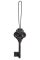Jonathan Adler Key Charm in Black leather