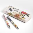 Product Image. Title: Scrapbook Bird Pen & Mechanical Pencil Set in Gift Box